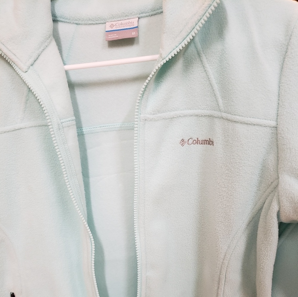 Columbia Fleece Zip Up Jacket Medium